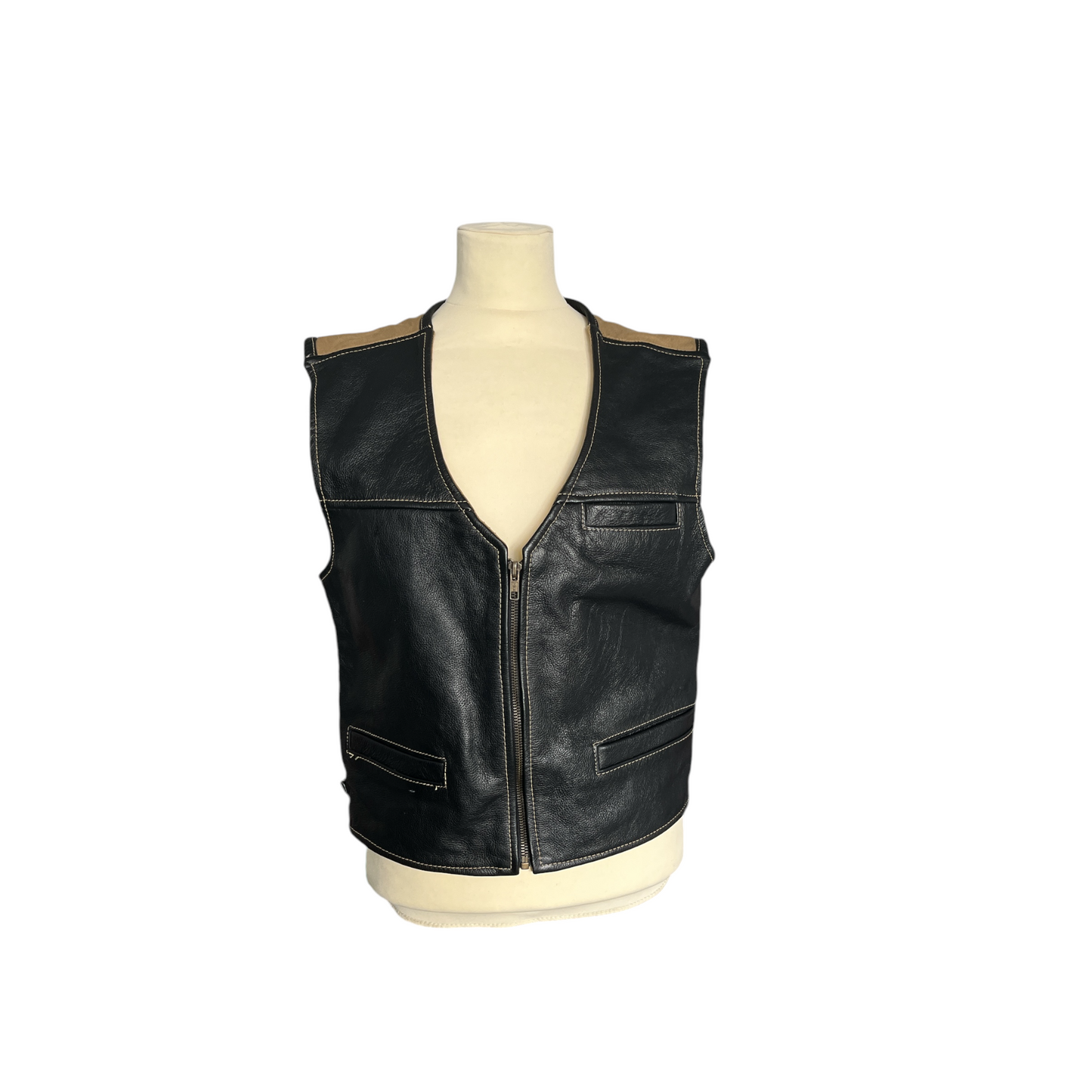 LEATHER VEST