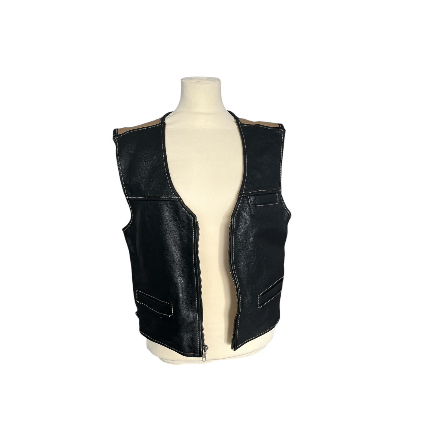 LEATHER VEST