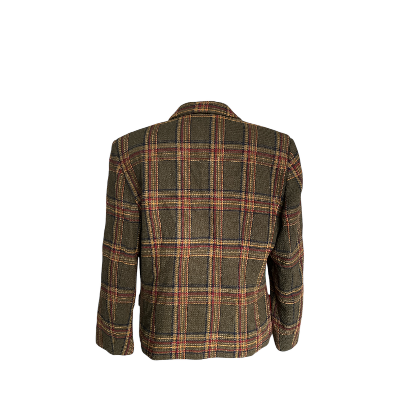 PLAID BLAZER