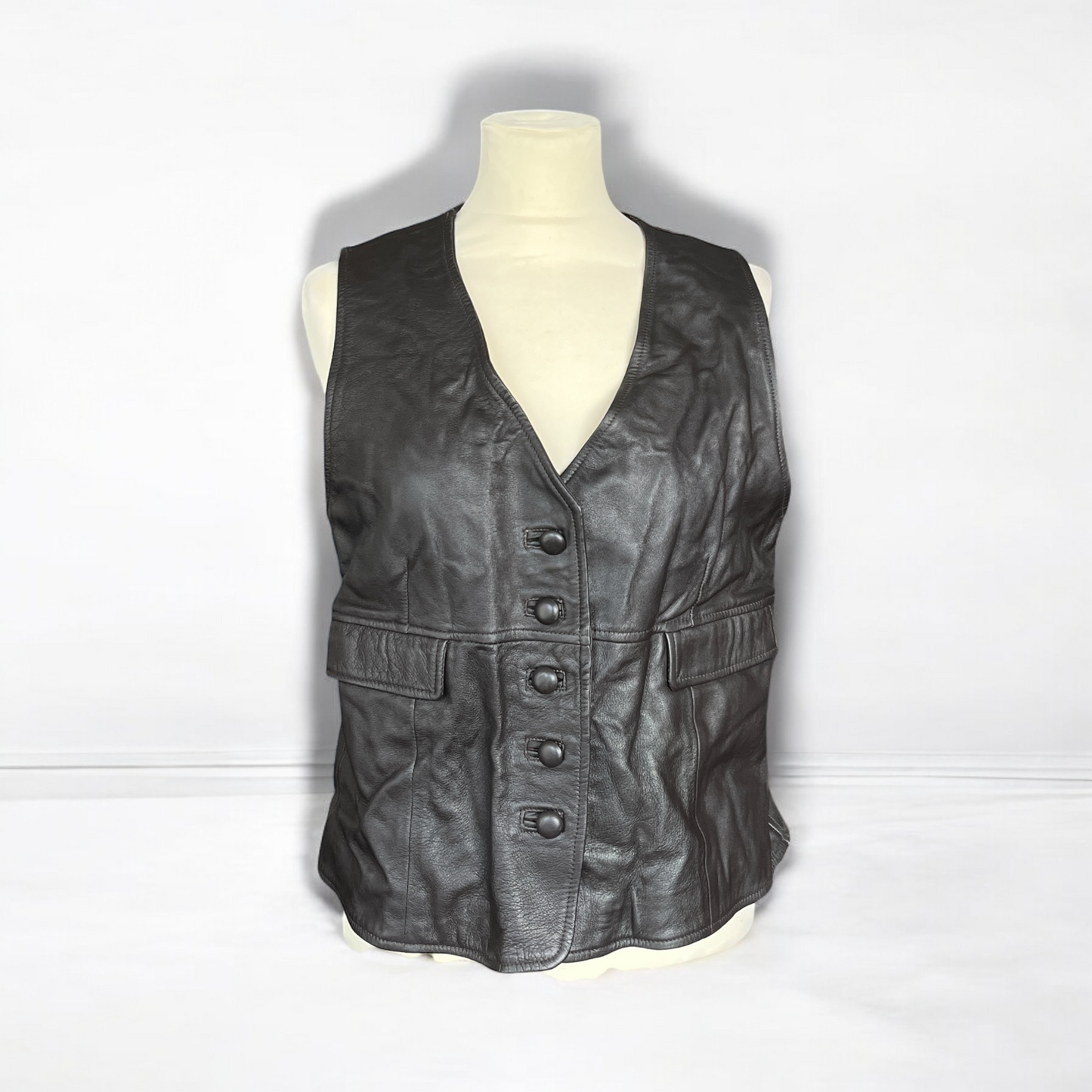 LEATHER VEST
