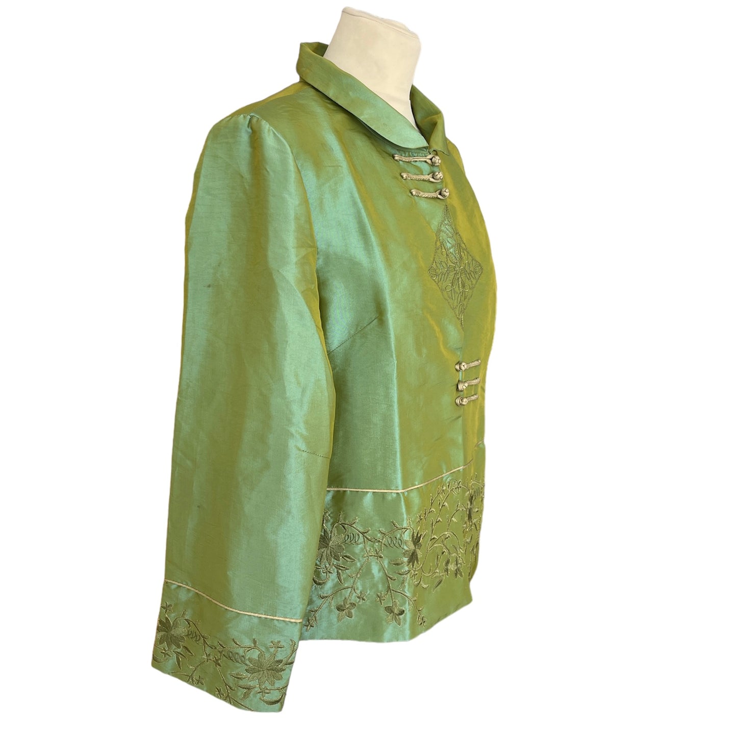 EMBRIODED SILK JACKET