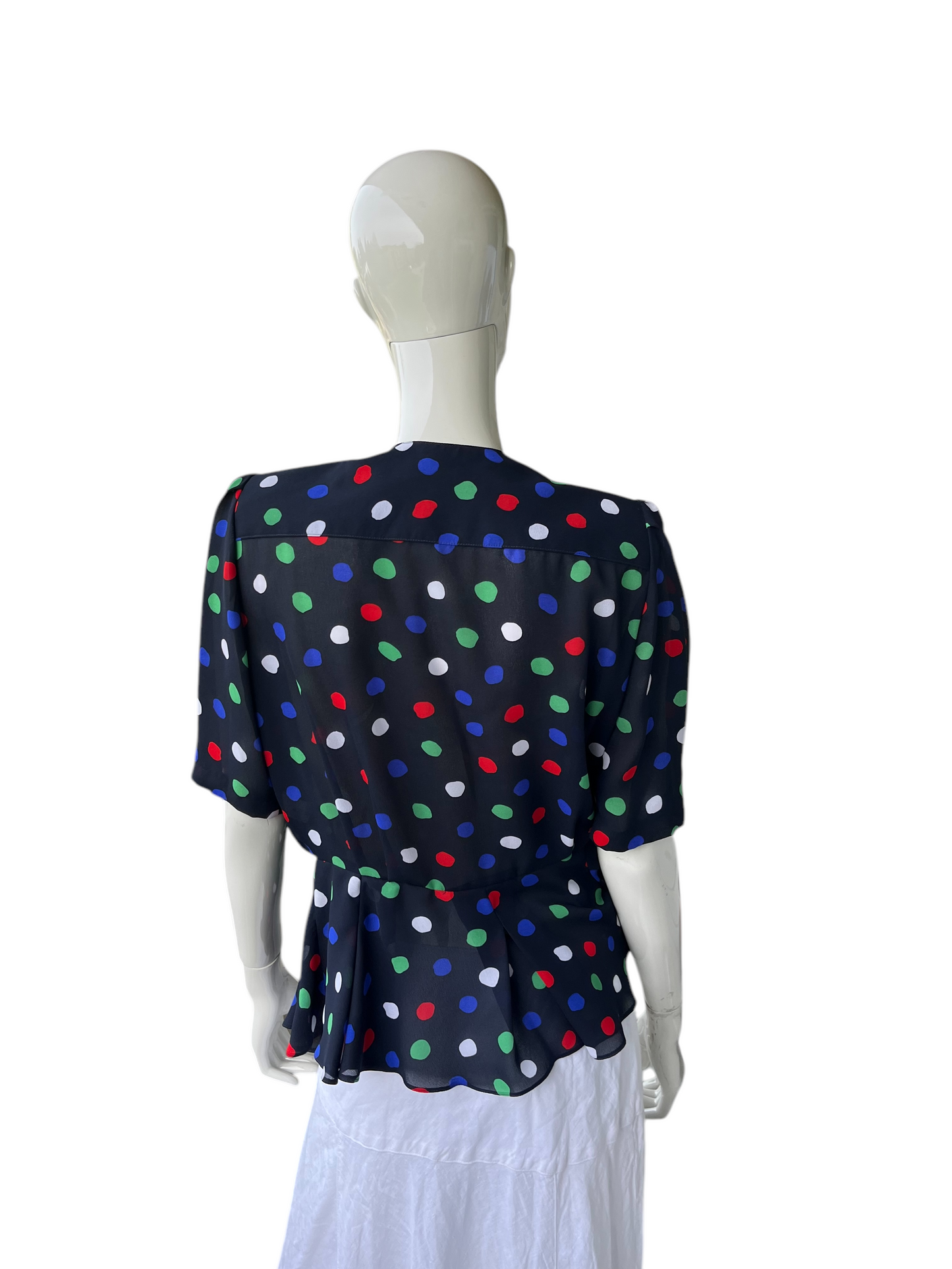 POLKA DOT BLOUSE