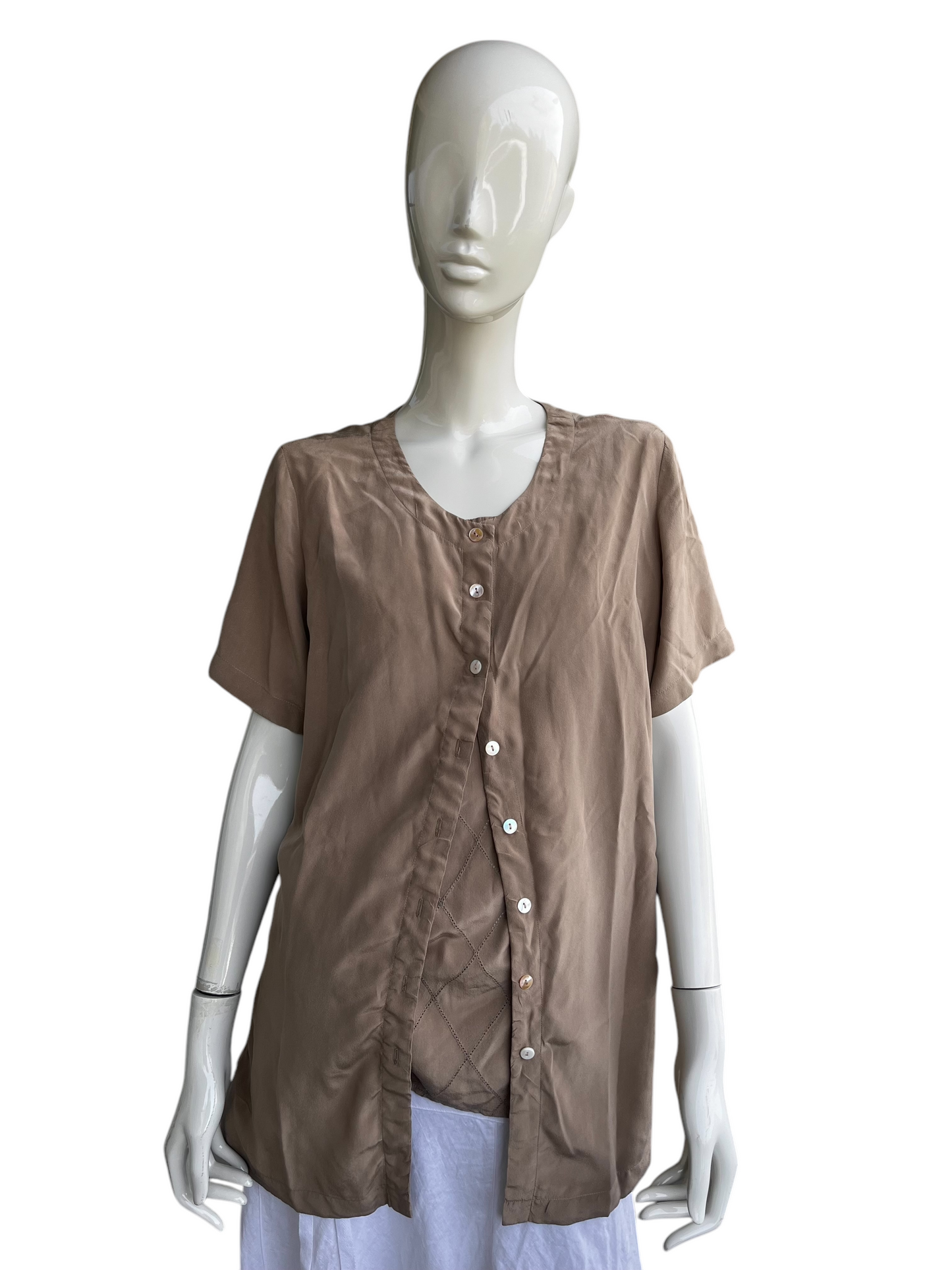 BEIGE BLOUSE