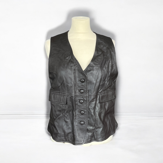 LEATHER VEST
